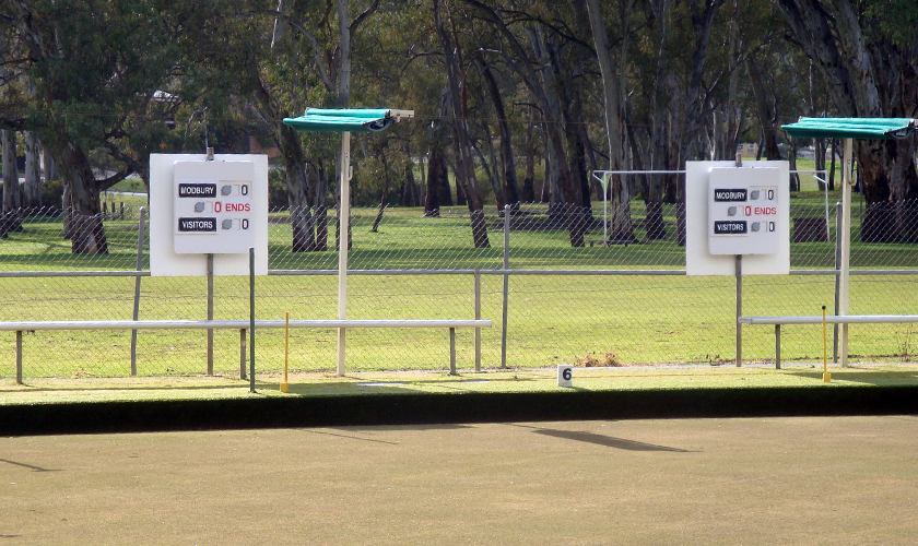 Lawn Bowls Rink Scoreboard